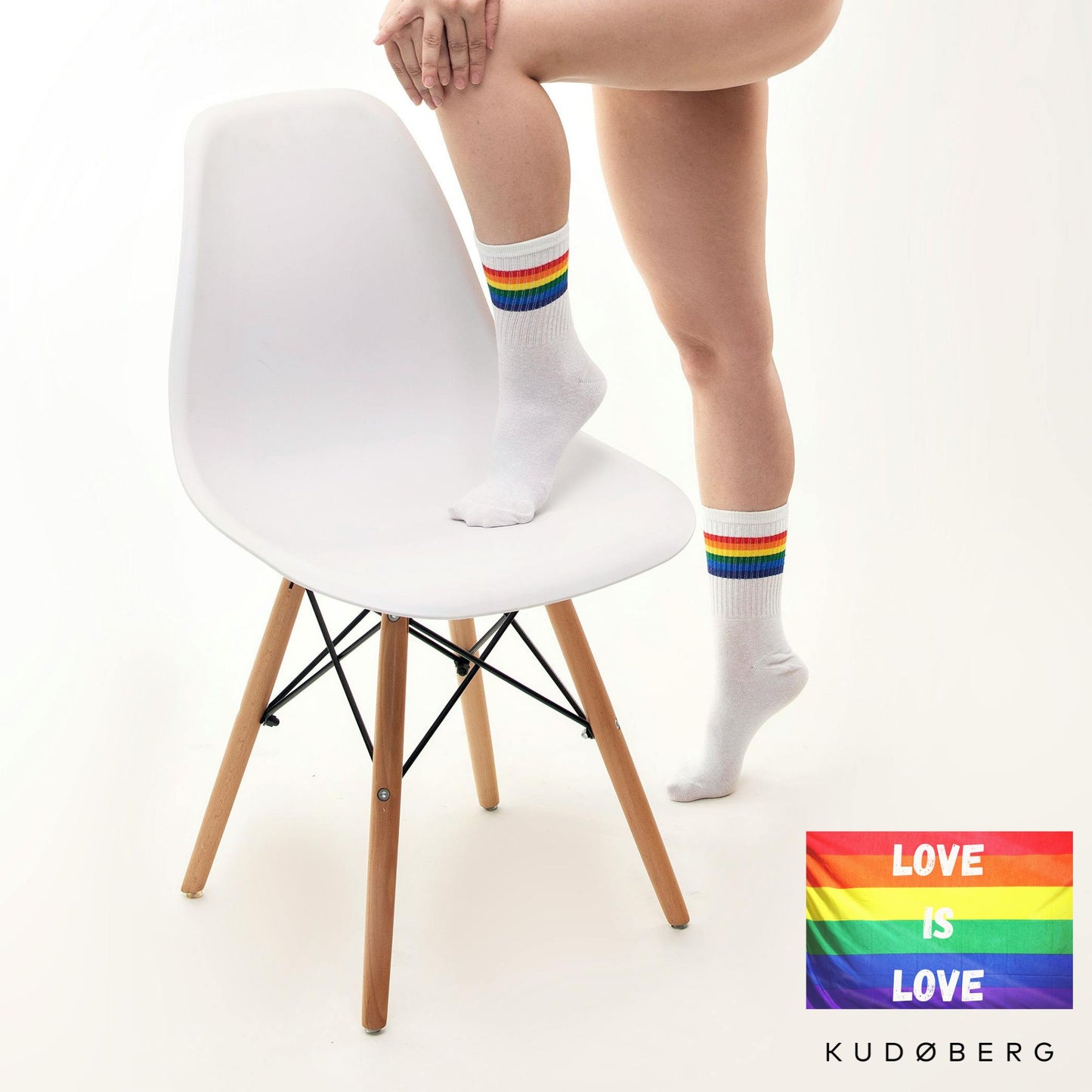 3 Pairs Pride + 3 Pairs White Socks